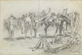 'Spahis (Morrocans) feeding', 1916 (c)