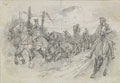 Artillery gun team on the Western Front, 1914 (c)