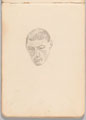 Sketch of a head, World War One (1914-1918)