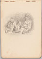 Sketch of soldiers cooking, World War One (1914-1918)