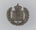 Collar badge, East Indian Railway Volunteer Rifle Corps, 1870 (c)
