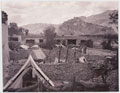 Inside the British post near Gyantse, 1904