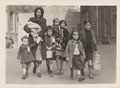 Bombed out mothers and children leave London, 1941