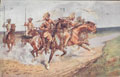 'Charge of the Bengal Lancers', postcard, 1914 (c)