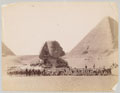 42nd Highlanders in front of the Sphinx at Giza, Egypt, 1882 (c)