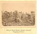 'Haines' Road Hindu Burial Ground. Digging a grave', 1897