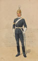 Sergeant, 6th Dragoon Guards, in full dress uniform, 1900 (c)