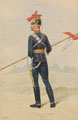 Trooper, 12th Lancers, in full dress uniform, 1900 (c)