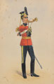 Trumpeter, 16th Lancers, in full dress uniform, 1900 (c)
