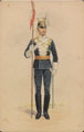 Trooper, 17th Lancers, in full dress uniform, 1900 (c).