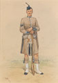 Corporal, London Scottish, in full dress uniform, 1900 (c)