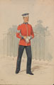 Coldstream Guards, lance-sergeant in walking out dress, 1900 (c)