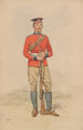 Private, Scots Guards, Mounted Infantry, in marching order, 1903