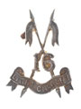 Collar badge, 16th Light Cavalry, 1922 (c)