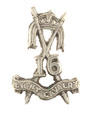 Collar badge, 16th Light Cavalry, 1922-1947