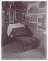 Soldier's bed space, Royal Dublin Fusiliers, Naas Barracks, County Kildare, Ireland, 1900 (c)
