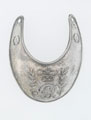 Replica of a gorget, 10th (or The Prince of Wales's Own) Regiment of (Light) Dragoons, 1801-1899
