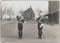 Standard bearers in full dress uniform of the 5th Inniskilling Dragoon Guards, Warburg Barracks, Aldershot, 1930-1933
