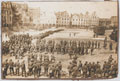 British military band playing in the town square, Arras, 30 April 1917