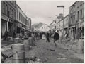 The aftermath of a bomb blast, Northern Ireland, 1970s