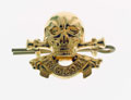 Officer's collar badge, 17th/21st Lancers, 1980 (c)