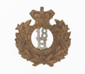 Cap badge, other ranks, 18th Hussars, 1900 (c)