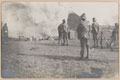 Members of the City Imperial Volunteers burning a Boer farm at Frederickstrad, 1901 (c)