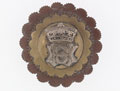 Head stall boss or ear boss, 20th Hussars, 1902-1920