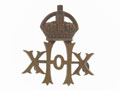 Cap badge, 20th Hussars, 1910 (c)