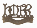 Cap badge, Her Majesty's Reserve Regiment of Dragoon Guards, 1900-1902 (c)