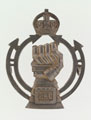 Officers' cap badge of the Royal Armoured Corps, 1942 (c)