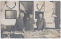 The Kaiser studying maps with Field Marshal Paul von Hindenburg and General Eric Ludendorff, 1917