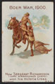 'How Sergeant Richardson (Lord Strathcona's Corps) won his Victoria Cross', cigarette card, 1900 (c)