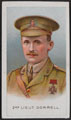 '2nd Lieut Dorrell', Royal Horse Artillery, cigarette card, 1915