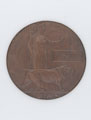 Commemorative Medallion 1914-1918, 2nd Lieutenant J E Whitehead, 1st/7th Battalion, Duke of Cambridge's Own (Middlesex Regiment)
