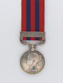 India General Service Medal 1854-95, with clasp, 'Perak', Corporal W Meek, 1st Battalion 3rd (The East Kent) Regiment of Foot (The Buffs)