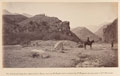 'View looking up gorge from below Sultan Tarra, showing Ali Musjid', 1878