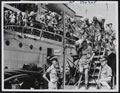 1st Battalion, The Royal Inniskilling Fusiliers, arriving at Singapore at the start of the Malayan insurgency, 5 August 1948