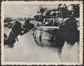 Fishing boats sunk at Dunkirk, 1940