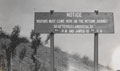 'In the Pass', notice board, Khyber Pass, North West Frontier, India, 1937