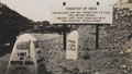 '"Frontier"', notice board on the North West Frontier, India, 1937