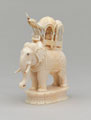 White king, chess piece, India, 1820 (c)