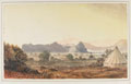 'Signal Mountain, Mauritius from the Musketry Camp 8.99.62', 1862