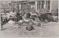'Irish Rebellion, May 1916. Soldiers holding a Dublin Street'