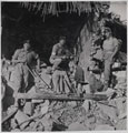 British soldiers uncover an EOKA arms cache, 1956