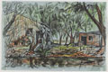 Barracks at the Sweet Water Canal in Suez, Egypt, 1952