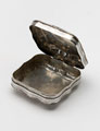 Silver snuff box owned by Surgeon Ambrose Hamilton Kelly, 1879 (c)