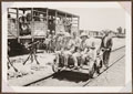 'B' Company sandbagging trucks, Haifa May 1936
