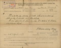 Army Form B2067 Character Certificate, 24 April 1918
