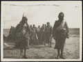 Turkish prisoners of war being escorted by French Algerian soldiers, 1917